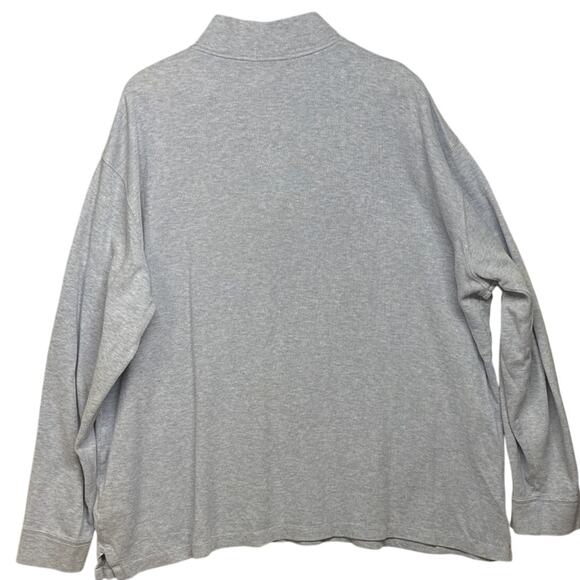 Polo Ralph Lauren Estate Rib Light Blue 1/4 Zip Long Sleeve Sweater Men 2XLT - Picture 4 of 8